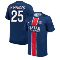 Maglia Calcio Paris Saint-Germain Nuno Mendes #25 Prima Divisa 2024-25 Manica Corta